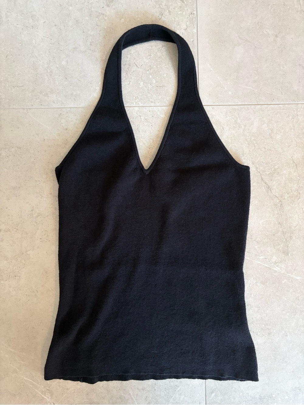 Jacob y2k Black Halter Knit Top